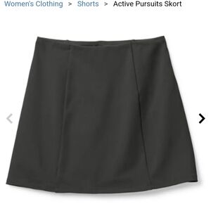 REI Co-op Active Pursuits Black Skort XS